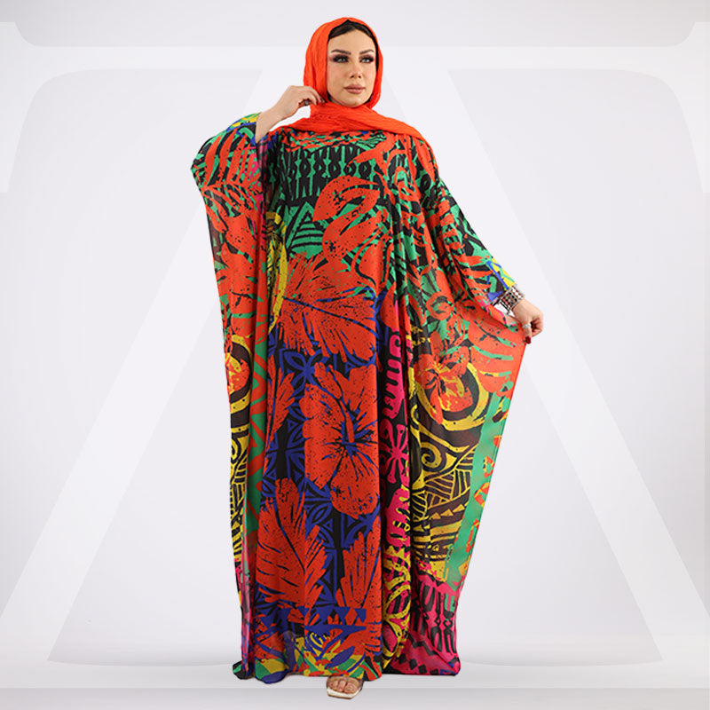 عباية شيفون ديجيتال - SHF525