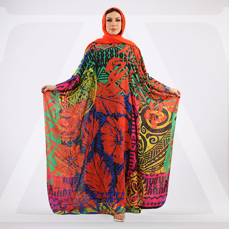 عباية شيفون ديجيتال - SHF525