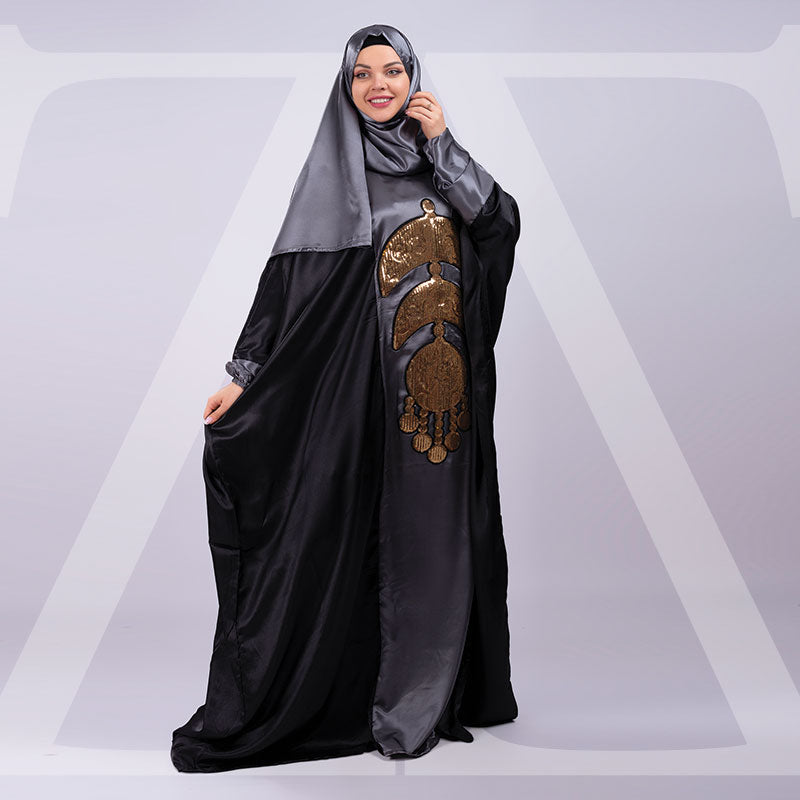 عباية ستان كردان بطرحة -STRP105