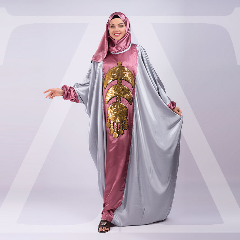 عباية ستان كردان بطرحة -STRP120